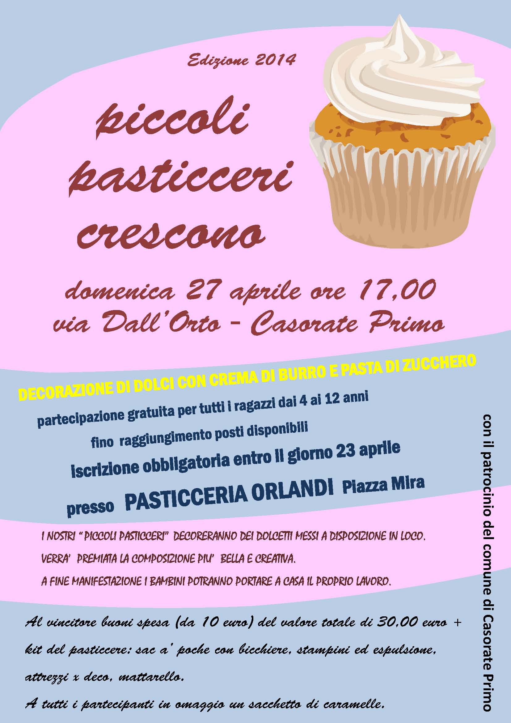 Piccoli pasticceri crescono