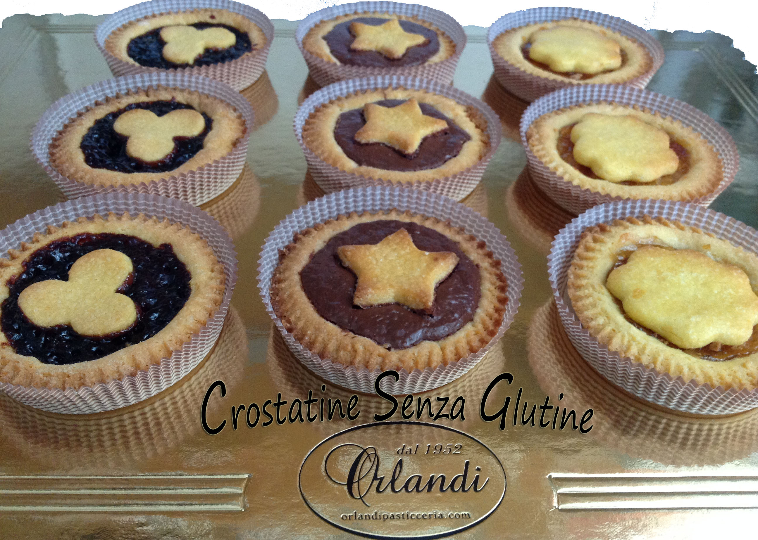 crostatine Senza glutine e Senza lattosio