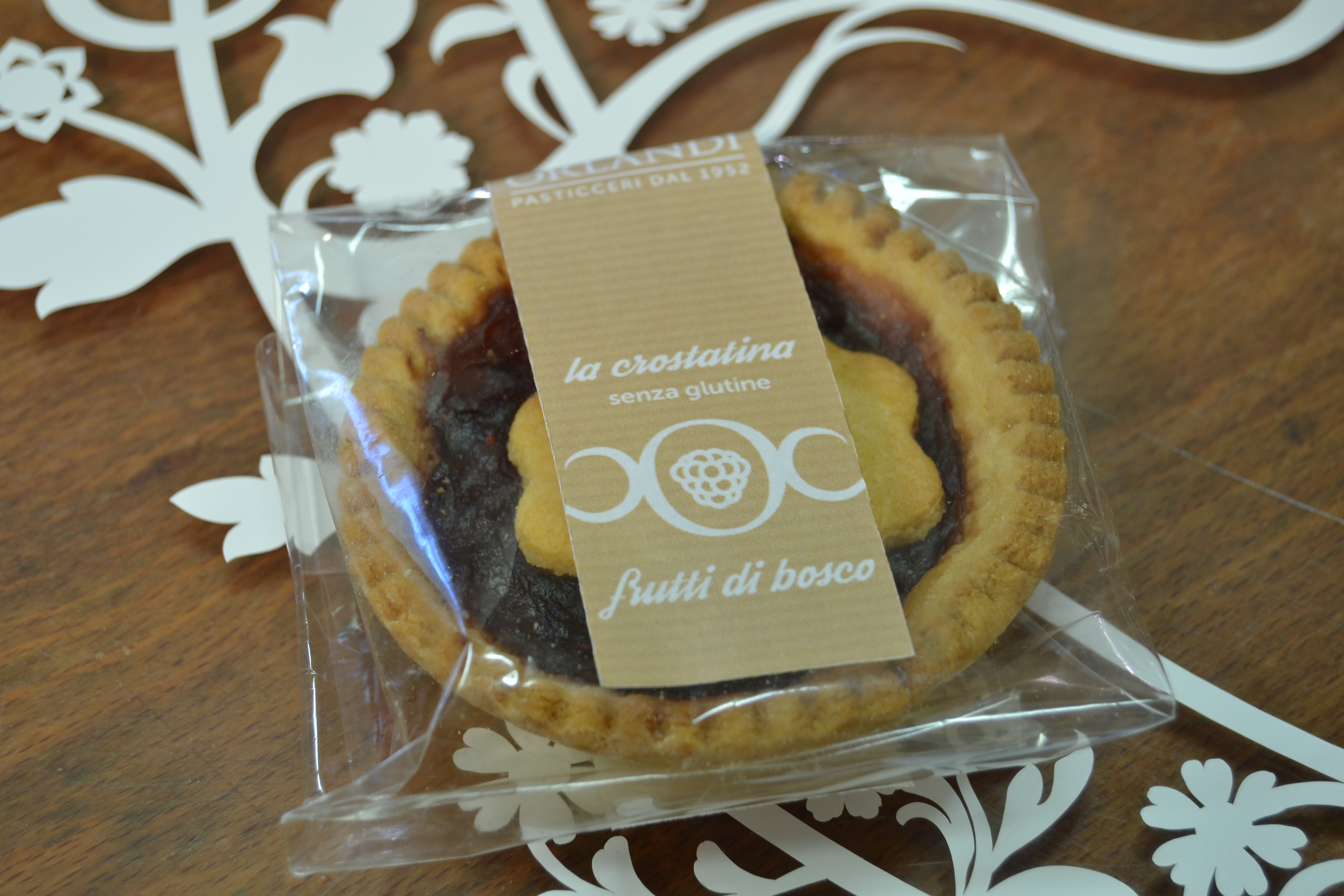 la crostatina senza glutine e lattosio