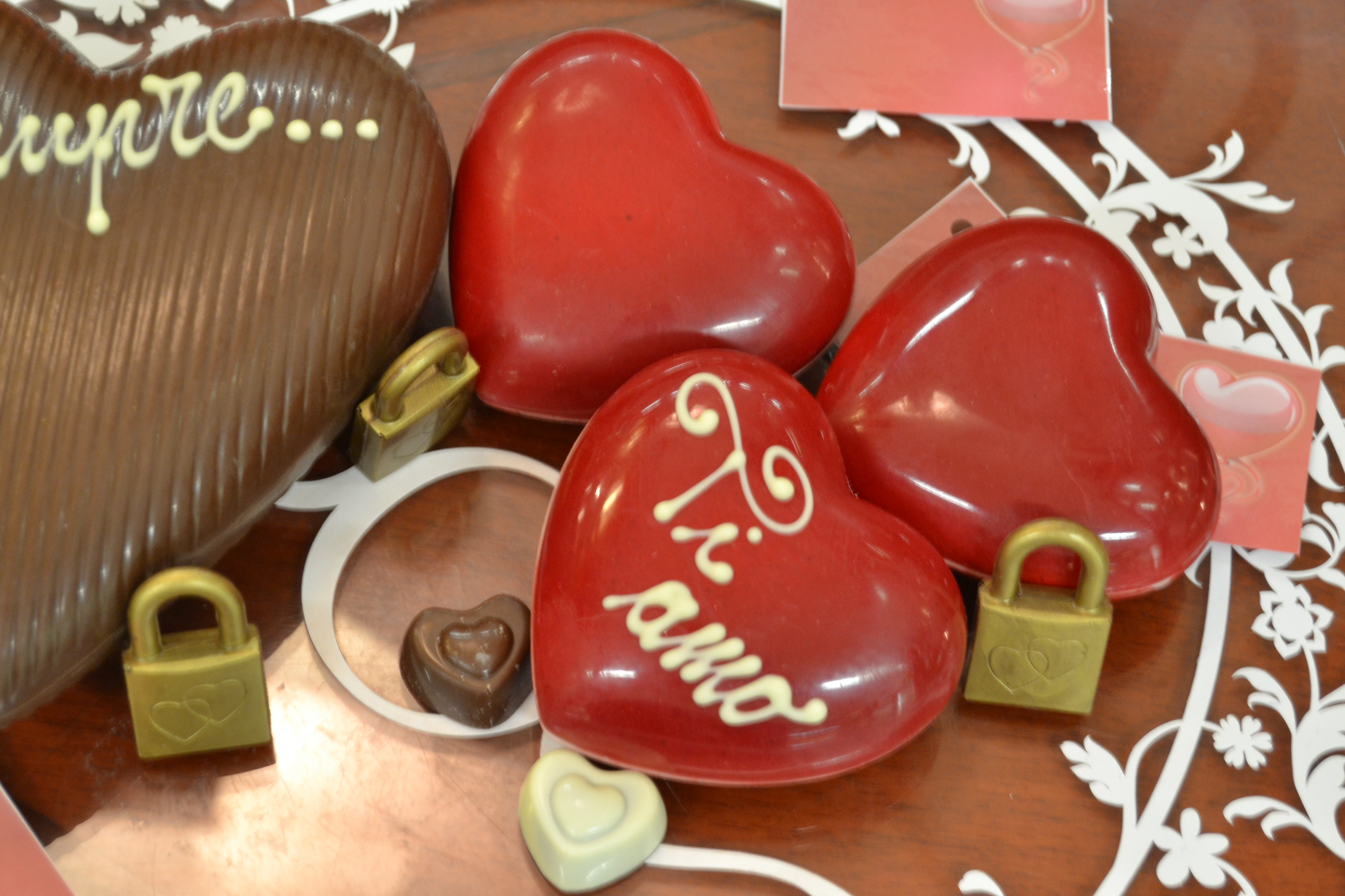 I vostri messaggi d’amore nel nostro cioccolato…